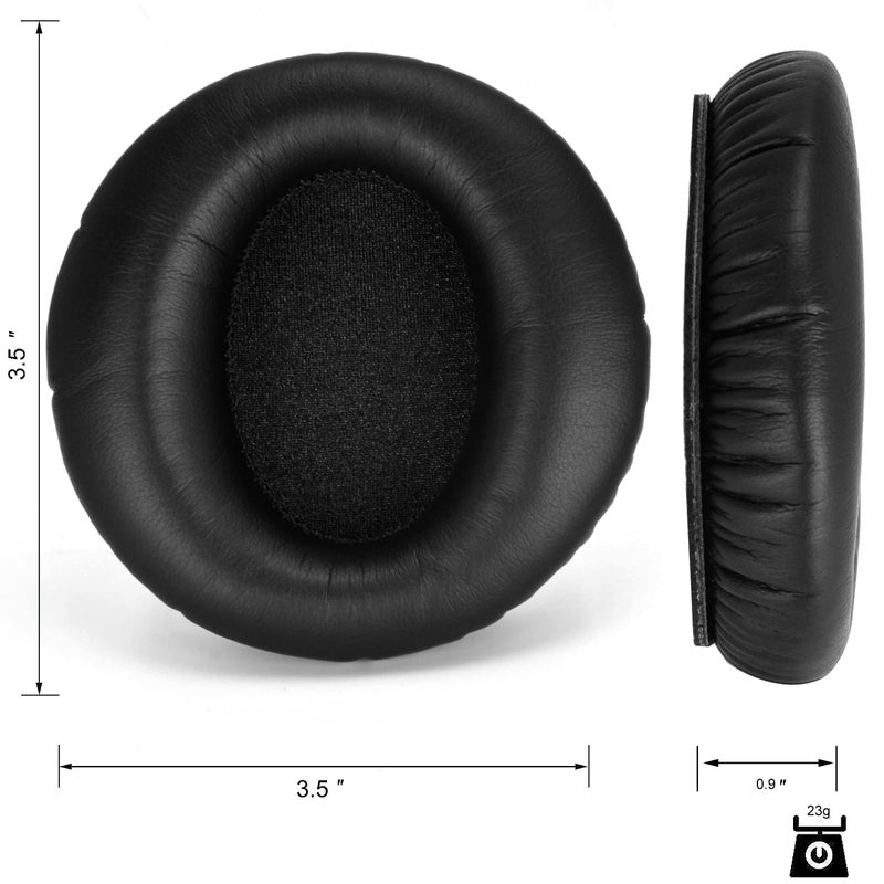 defean E7 Round Ear Pads - Replacement Ear Cushion Foam Compatible with COWIN E7 / E7 Pro Active Noise Cancelling Headphone, Softer Leather,High-Density Noise Cancelling Foam, (NOT fit SE7 Model) - Image 2